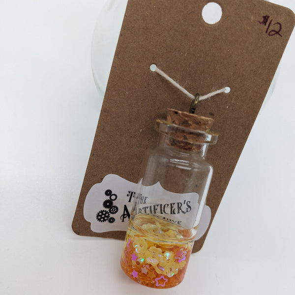 Large Glass Potion Pendants