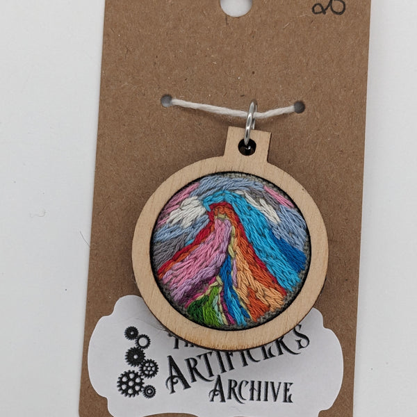 Embroidered Pendants - Round (Variants)