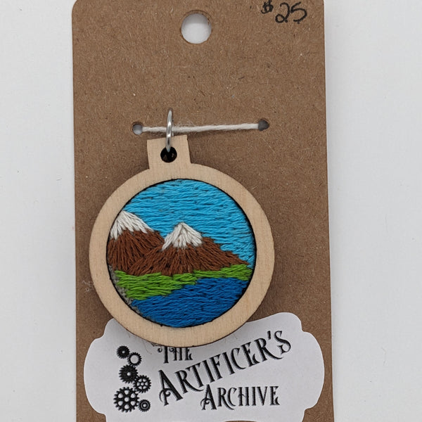 Embroidered Pendants - Round (Variants)