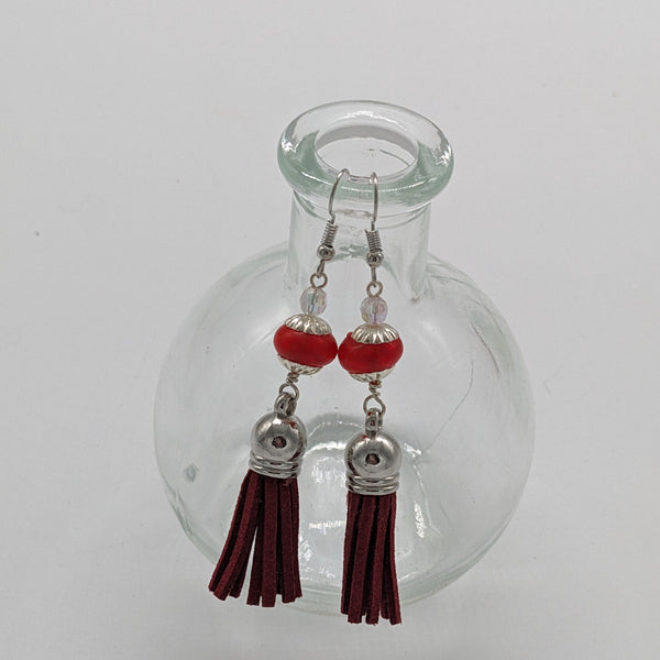 D - Red Resin and Tassel