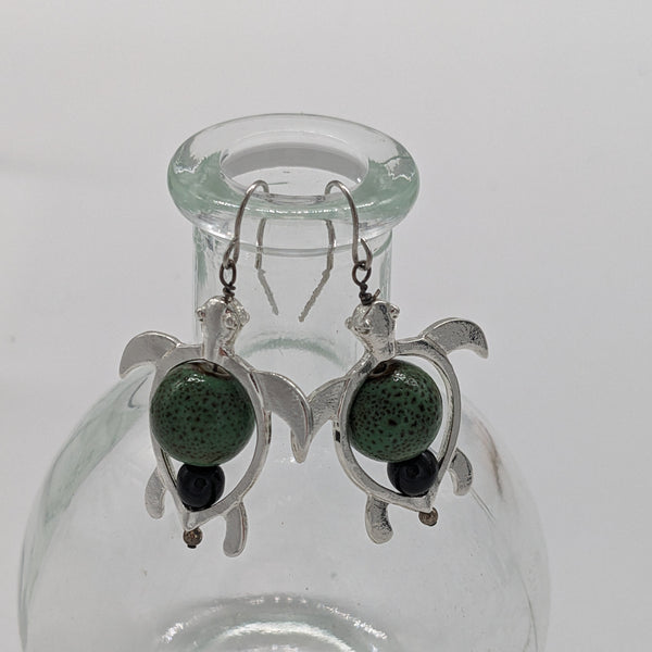 Turtle earrings