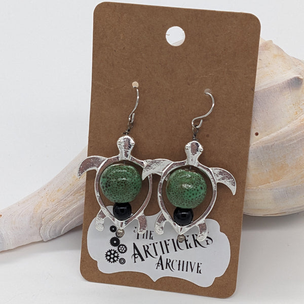 Turtle earrings