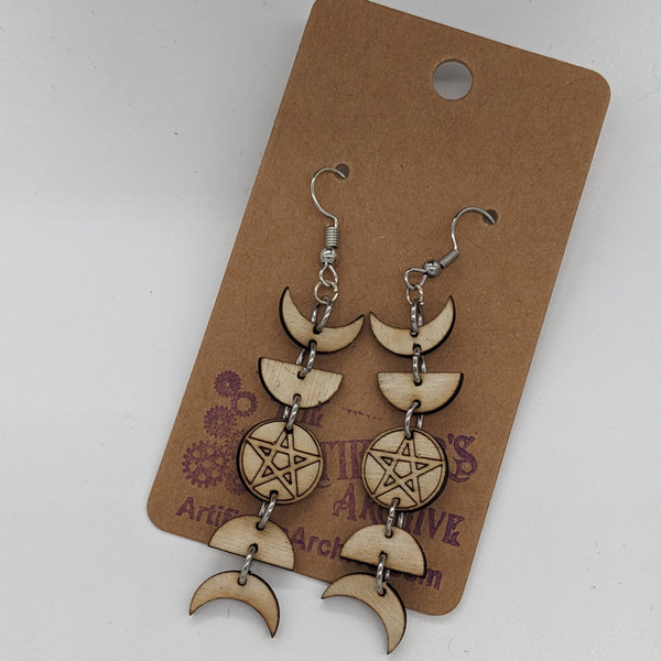 Option B - Moon Phase with Pentacle