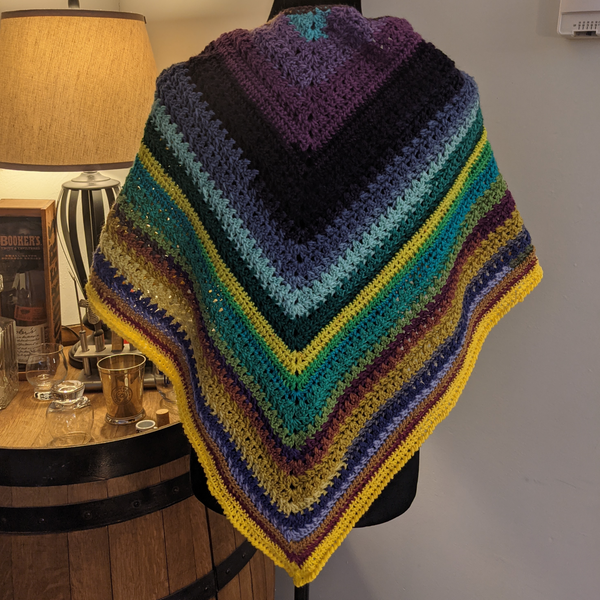 X Marks the Spot Shawl Pattern