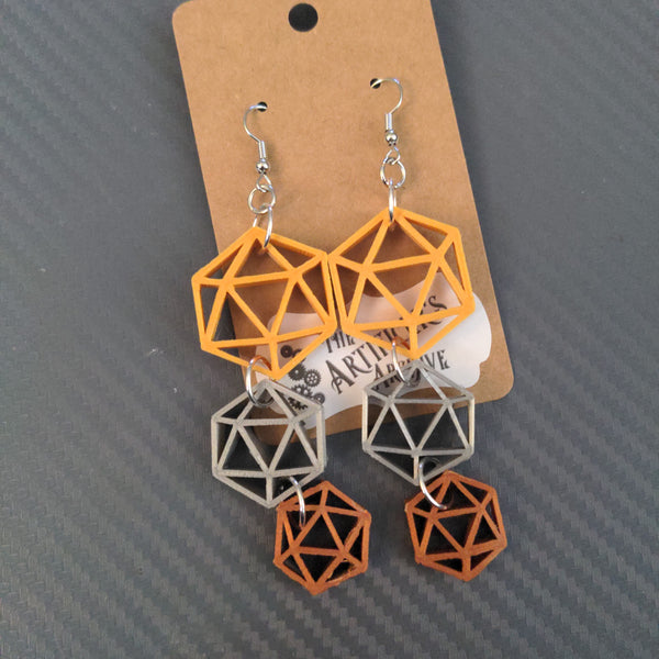 D20 Triple Crit Earrings