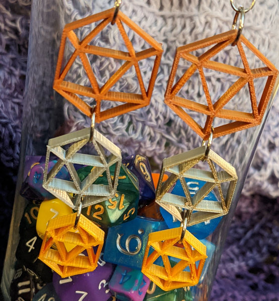 D20 Triple Crit Earrings