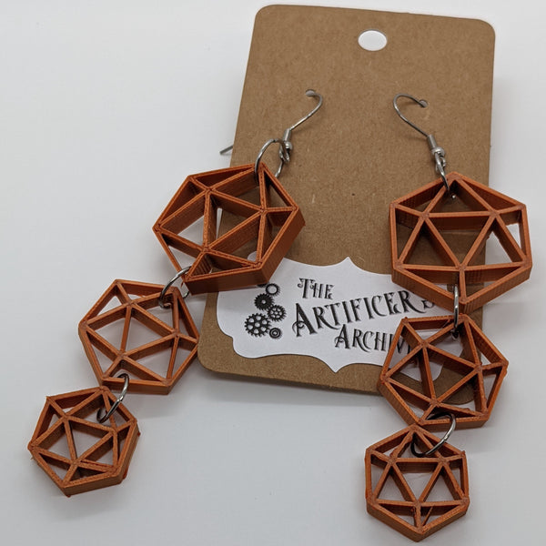 D20 Triple Crit Earrings