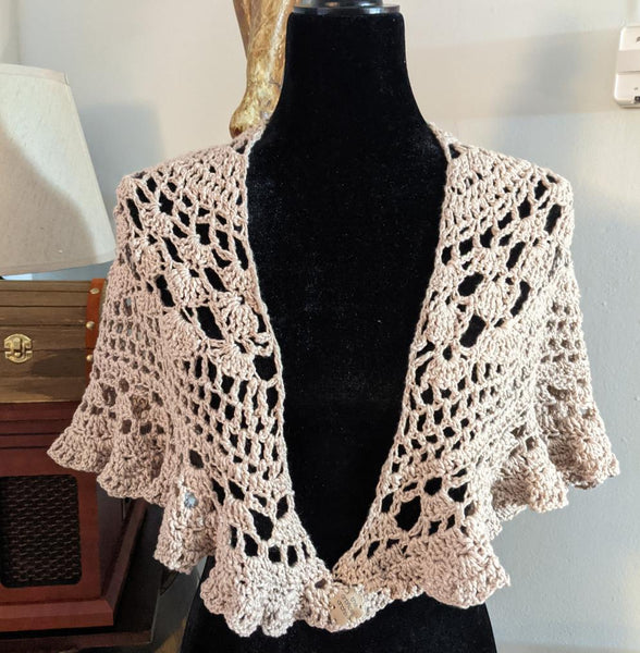 Cream Shawlette