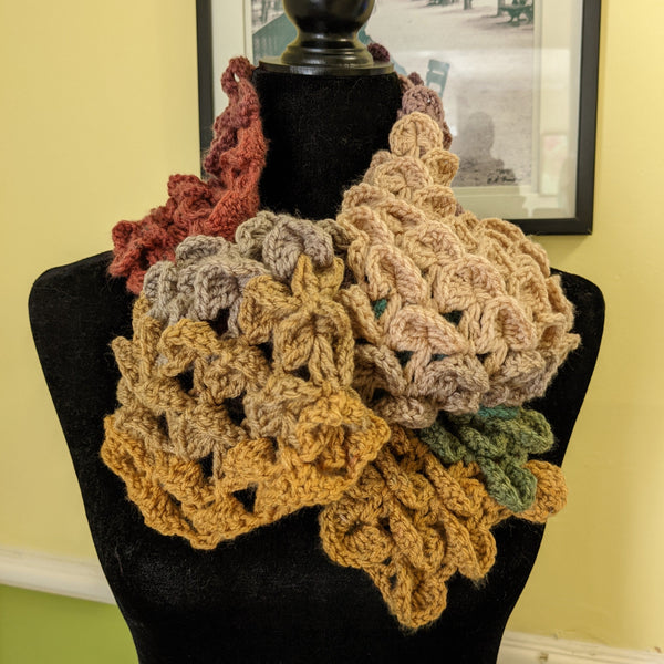 Dragon Scale Scarf Pattern