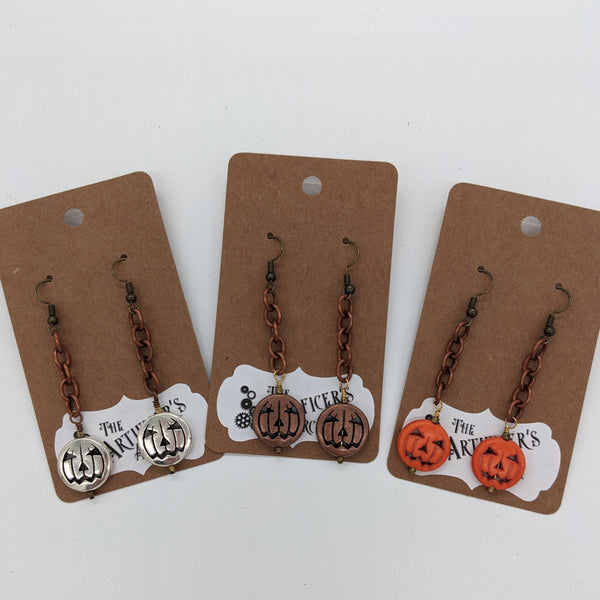 Jack O'Lantern Earrings