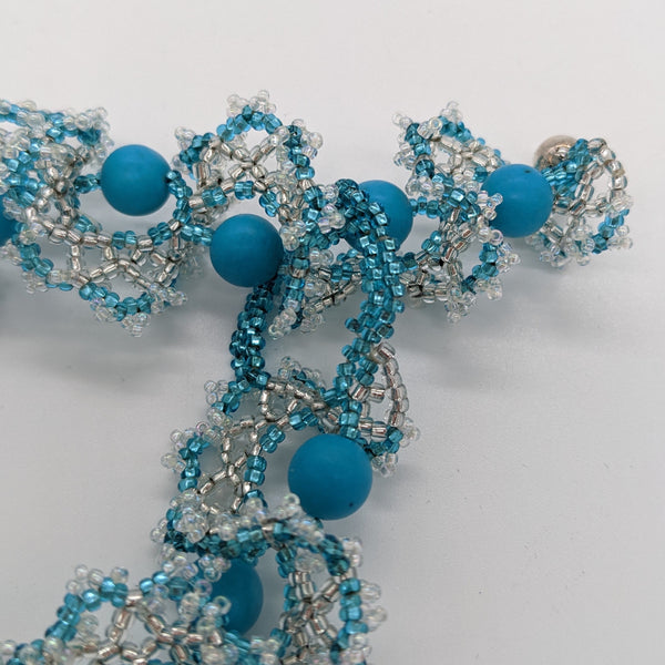 Blue Ruffles Bracelet
