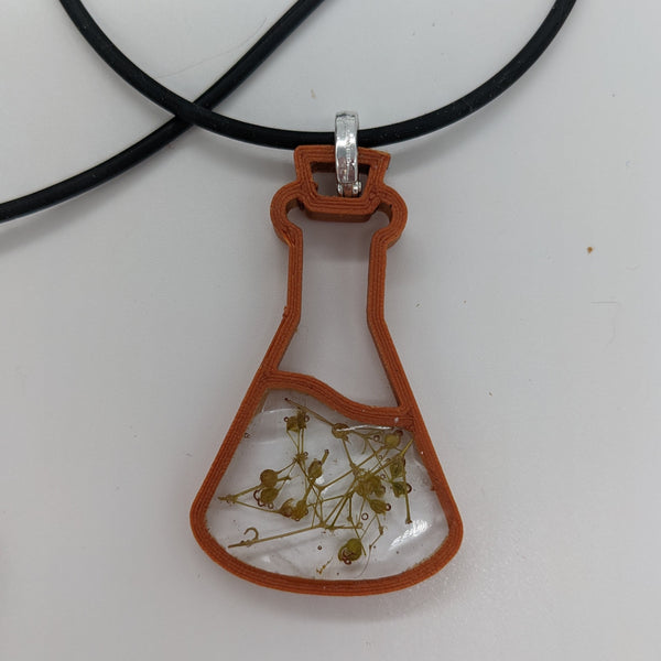 Potions! - 3D Printed Pendant in Copper