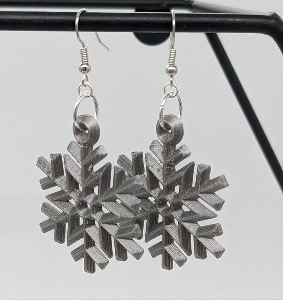 Large silver snowflakes