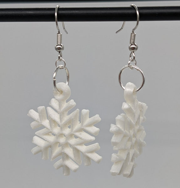 Large white snowflakes