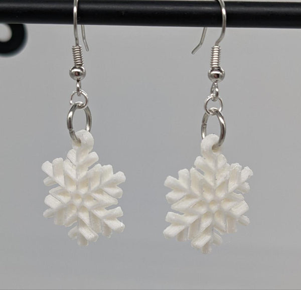 Small white snowflakes