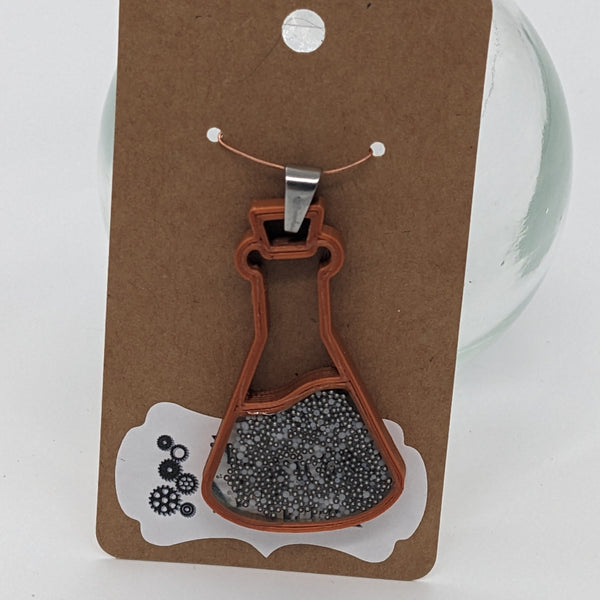 Potions! - 3D Printed Pendant in Copper
