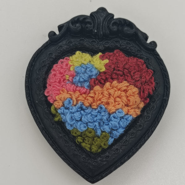 Tiny Embroidery - Heart Mosaics