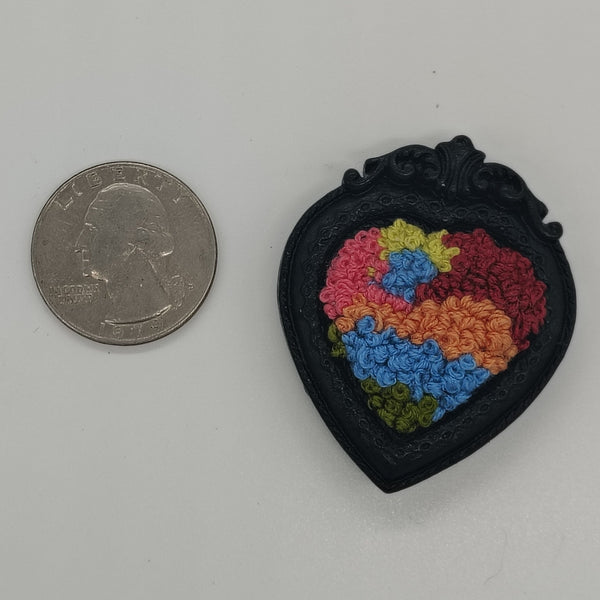 Tiny Embroidery - Heart Mosaics