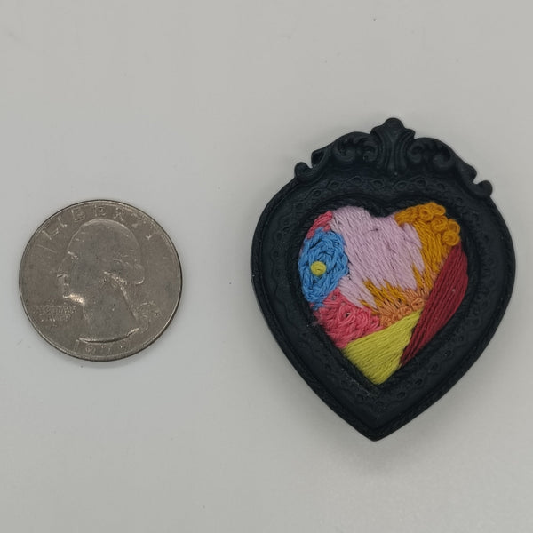 Tiny Embroidery - Heart Mosaics
