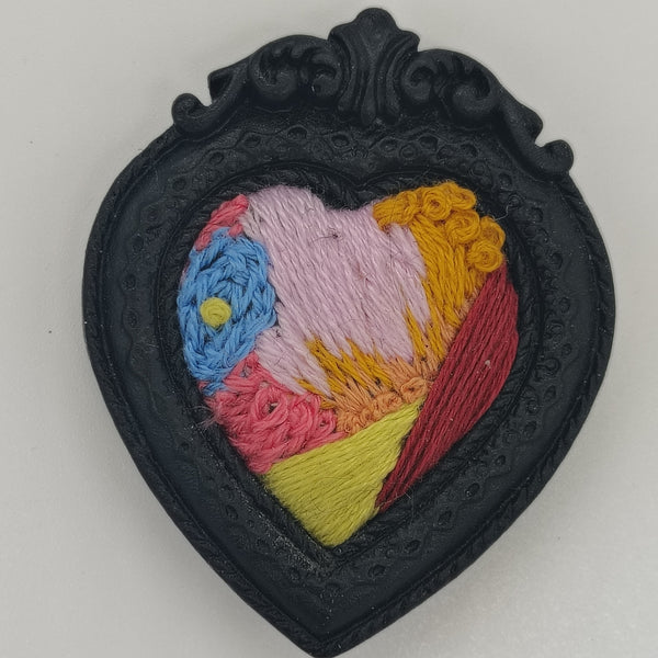 Tiny Embroidery - Heart Mosaics