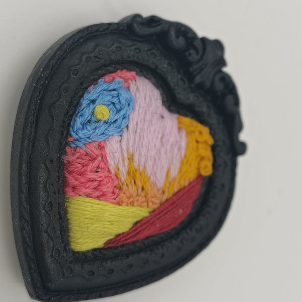 Tiny Embroidery - Heart Mosaics