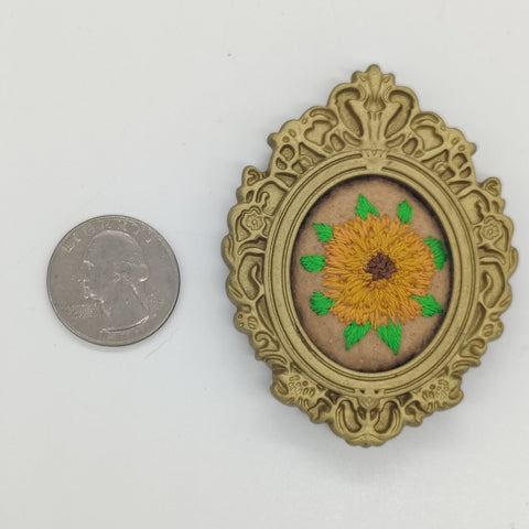 Tiny Embroidery - Oval Bouquets