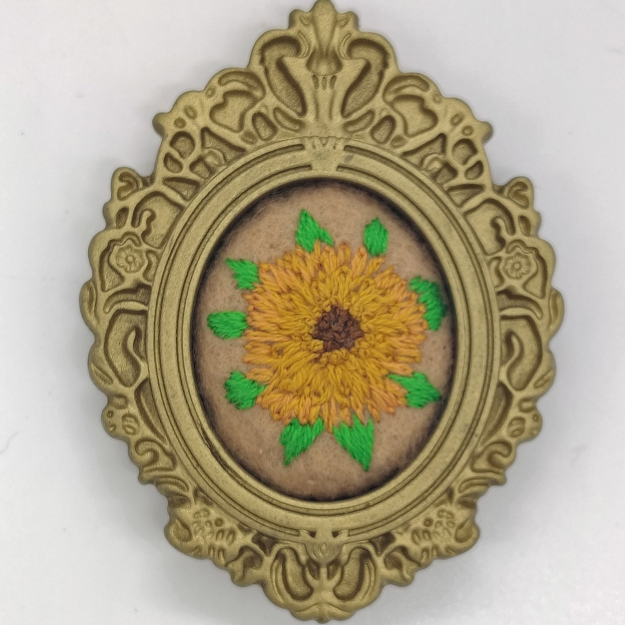 Tiny Embroidery - Oval Bouquets