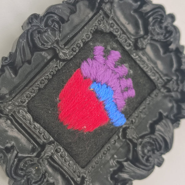 Tiny Embroidery - Anatomical Heart