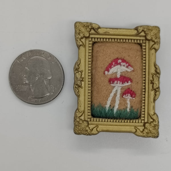 Tiny Embroidery - Mushrooms