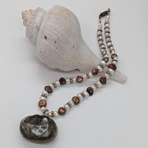 Shells and Pearls Necklace III