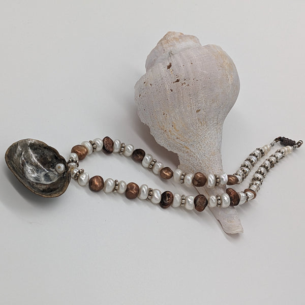 Shells and Pearls Necklace III
