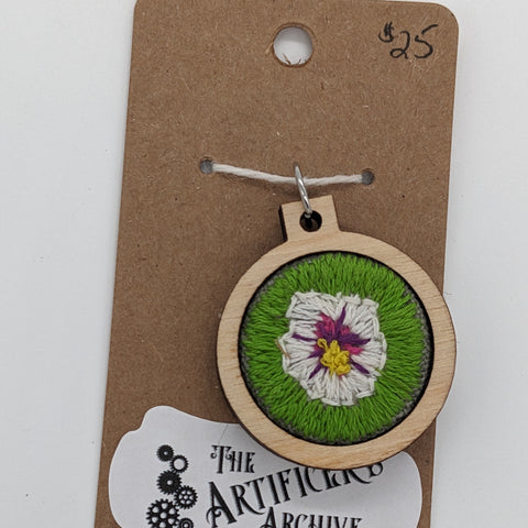 Embroidered Pendants - Round (Variants)