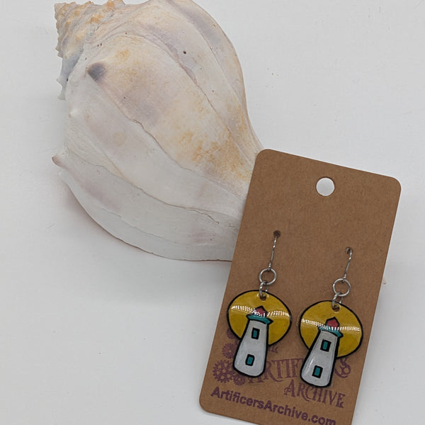 Old Point Comfort Lighthouse Earrings