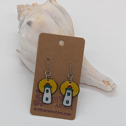 Old Point Comfort Lighthouse Earrings