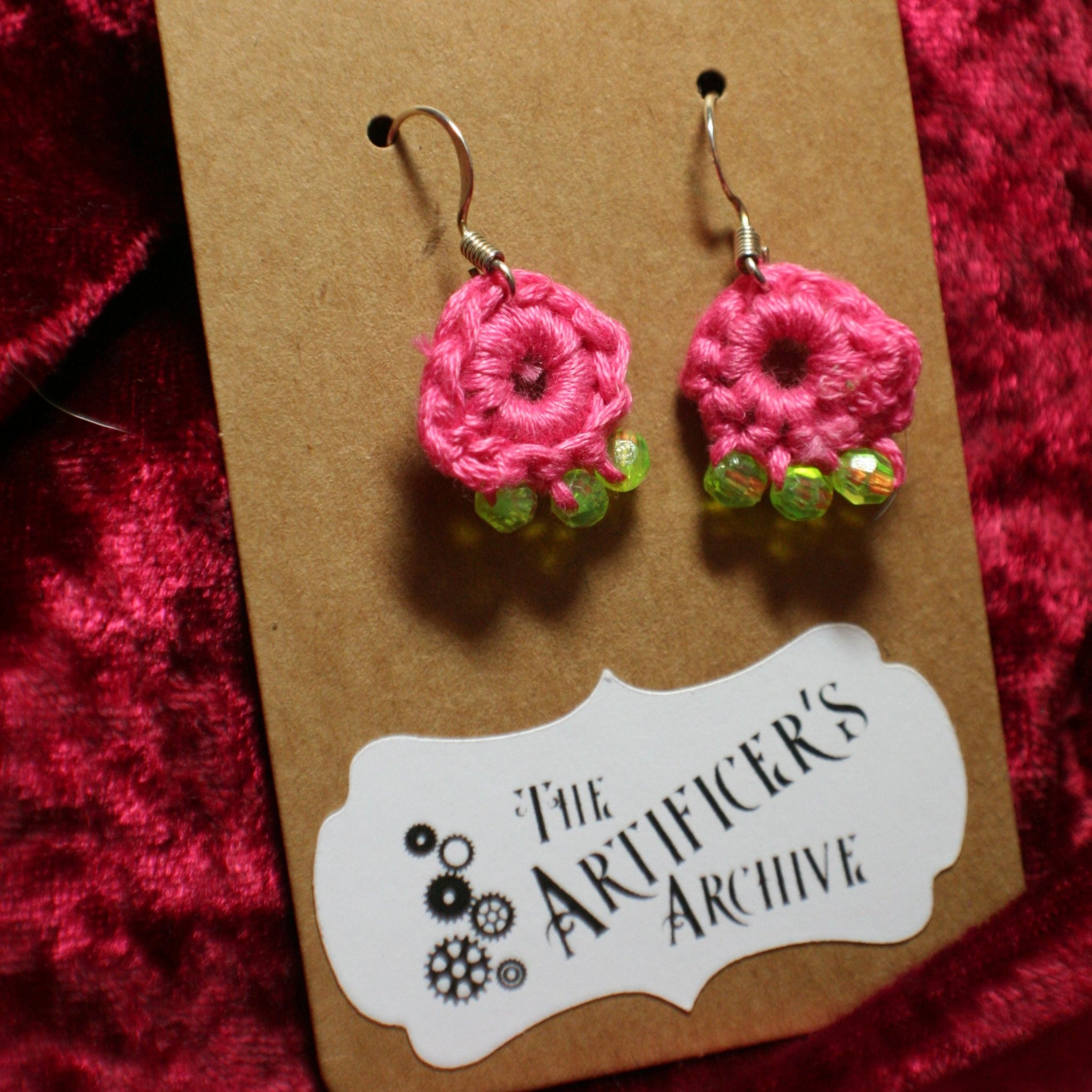 Crochet Hoop Earrings Patterns Collection by Happy Patty Crochet
