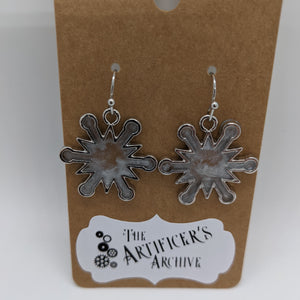 Silver and White Snowflakes