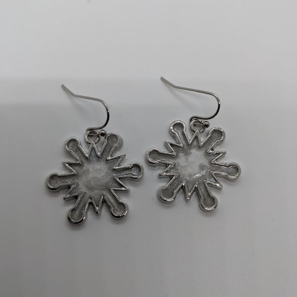Silver and White Snowflakes