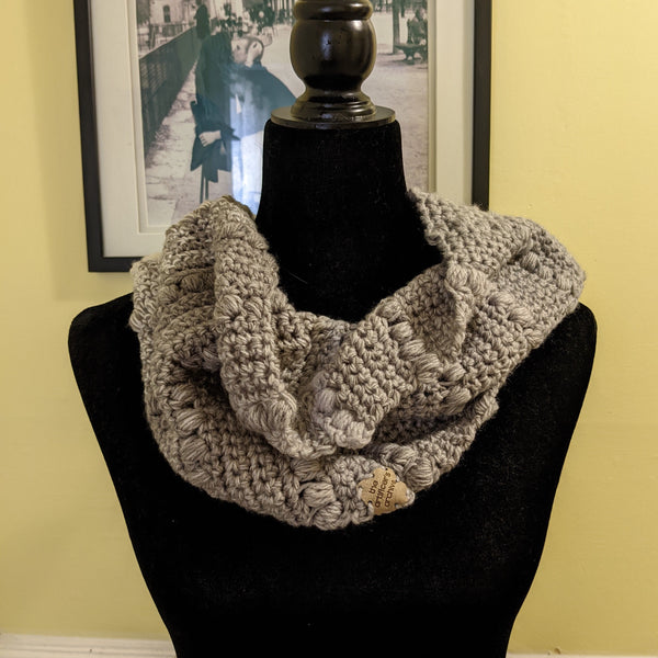 Warm Winter Cowl in Cloudy Day