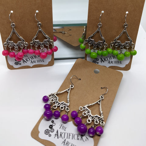 Mini chandelier earrings