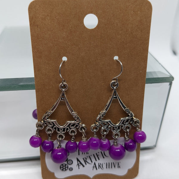 Mini chandelier earrings