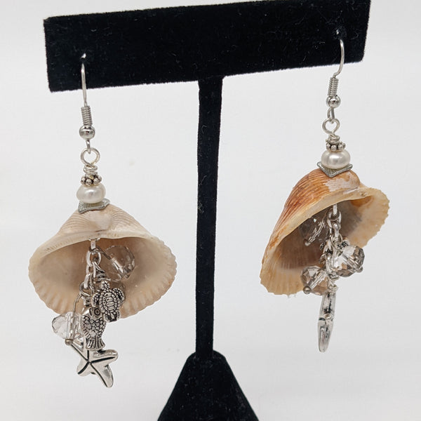 Shells and Starfish Earrings - Options Available