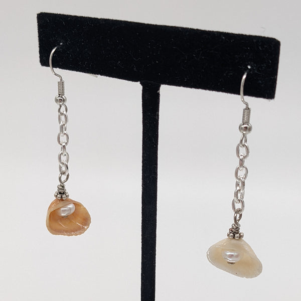 Simple Dangle Shell Earrings - Options Available