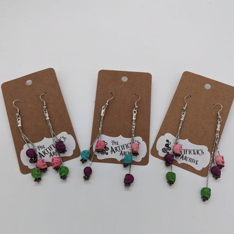 Colorful Skull Trios - Options Available