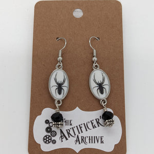 Spider Earrings (Cameo Disc Options)